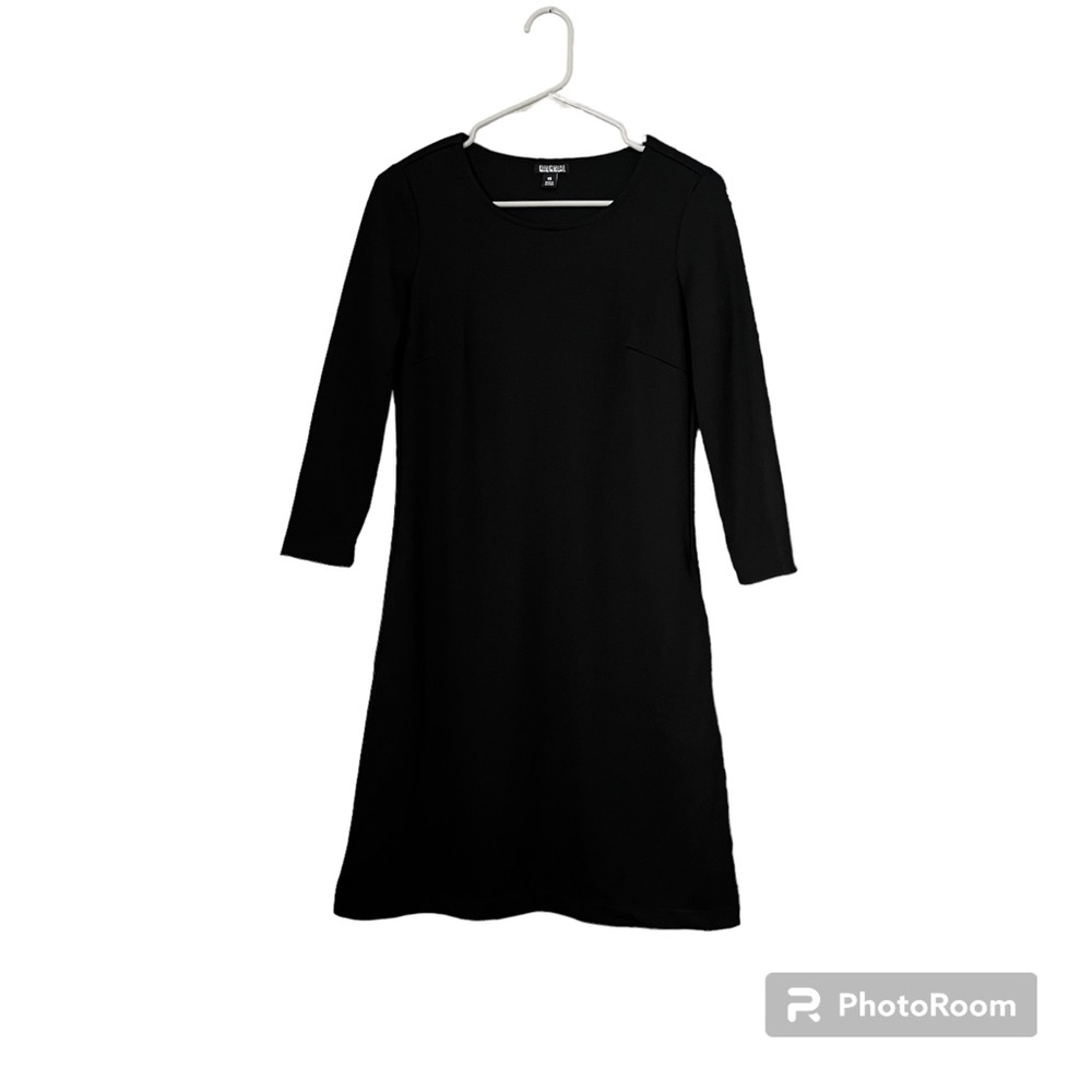 Nicole Miller Womens Size XS Black Long Sleeve Dress w/ Pockets